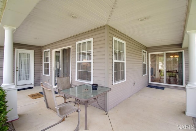 2 Breezeway Ct, Jerseyville, IL 62052 - view of patio / terrace with outdoor dining space