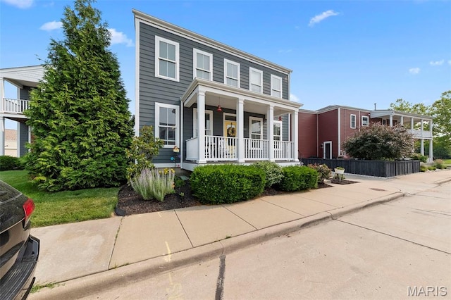 3204 Hadrian St, Saint Charles, MO 63301 - view of front of house with covered porch