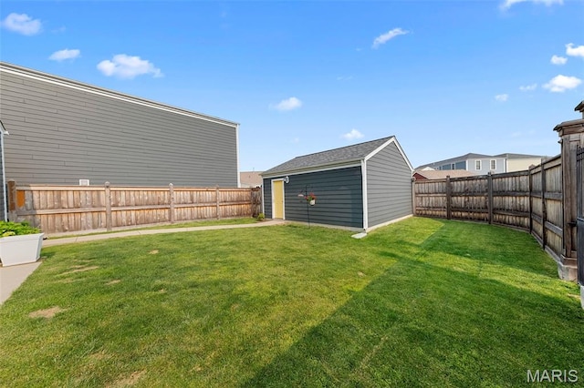 3204 Hadrian St, Saint Charles, MO 63301 - view of yard with an outdoor structure
