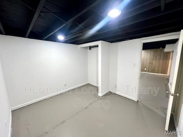170 Ruth Dr, Florissant, MO 63031 - finished basement with baseboards