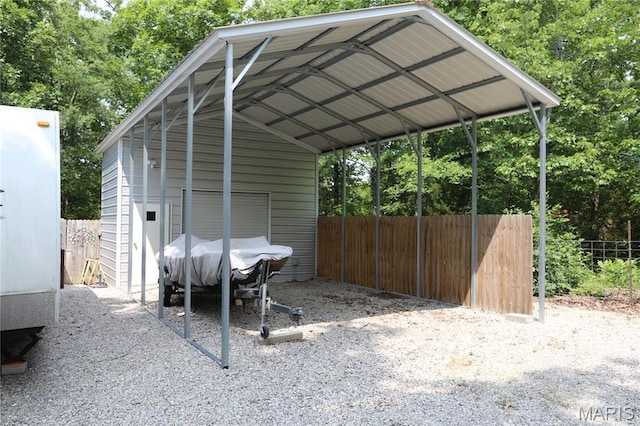 80 Lakeview Dr, Wappapello, MO 63966 - view of parking / parking lot featuring a detached carport and driveway