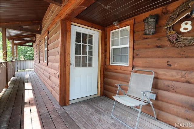 80 Lakeview Dr, Wappapello, MO 63966 - view of wooden terrace