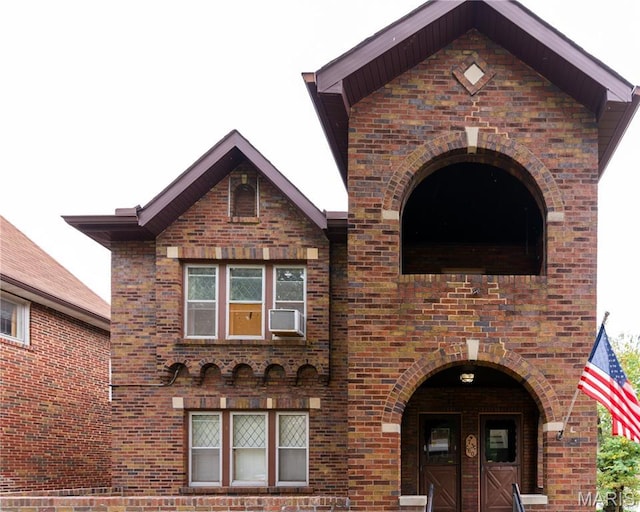 7360 Dartmouth Ave, University City, MO 63130 - view of front of house with brick siding and cooling unit