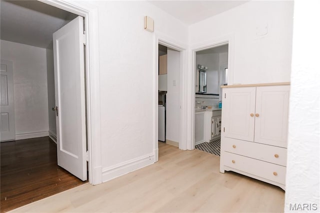 7360 Dartmouth Ave, University City, MO 63130 - hall with light wood-style floors