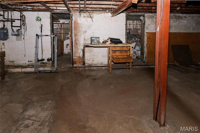7360 Dartmouth Ave, University City, MO 63130 - view of unfinished basement