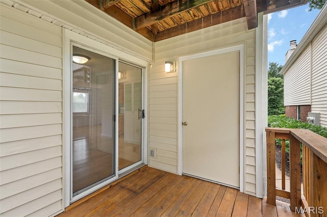 9177 Robin Ct, Brentwood, MO 63144 - view of wooden deck
