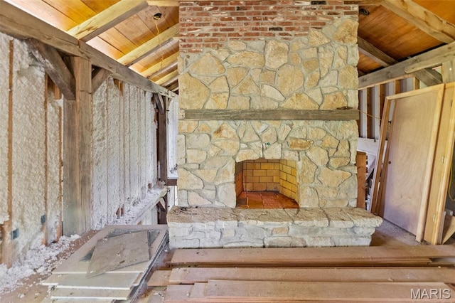 5423 Saxtown Rd, Millstadt, IL 62260 - detailed view of wood ceiling