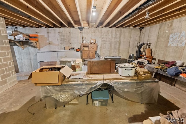 5423 Saxtown Rd, Millstadt, IL 62260 - view of unfinished below grade area