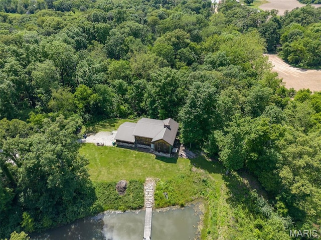 5423 Saxtown Rd, Millstadt, IL 62260 - aerial overview of property's location with a forest and a large body of water