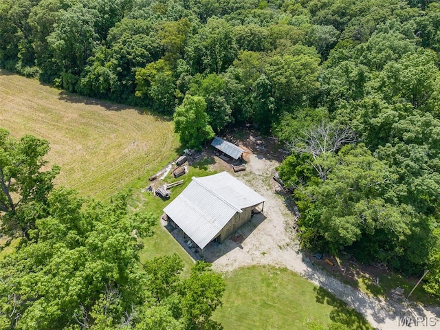 5423 Saxtown Rd, Millstadt, IL 62260 - view of subject property featuring a heavily wooded area