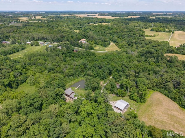 5423 Saxtown Rd, Millstadt, IL 62260 - drone / aerial view of a heavily wooded area