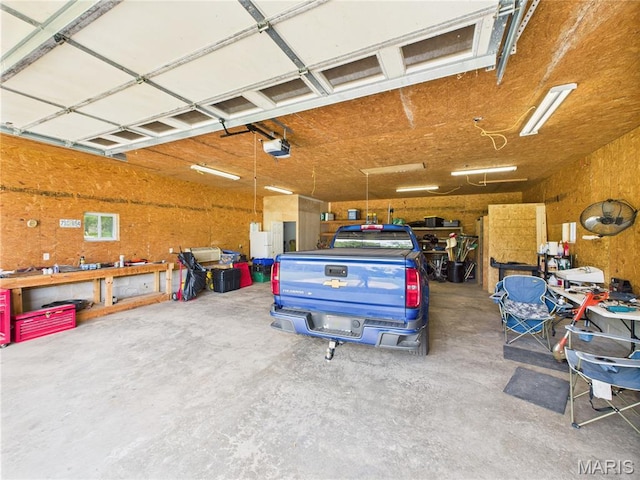 4862 State Highway 142e, Doniphan, MO 63935 - garage featuring a garage door opener and a workshop area