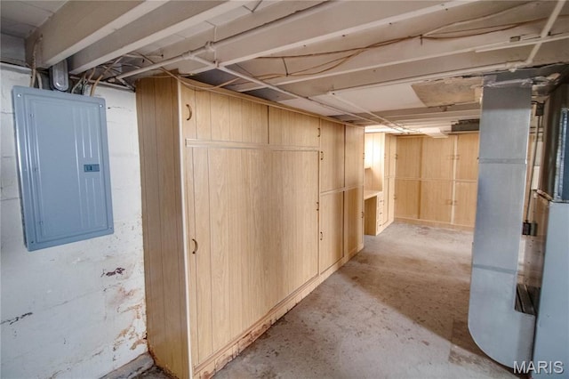 703 Condit Ave, Alton, IL 62002 - unfinished basement featuring electric panel