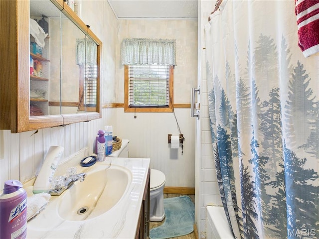 284 Wayne 349, Piedmont, MO 63957 - full bath with vanity, toilet, and shower / bathtub combination with curtain