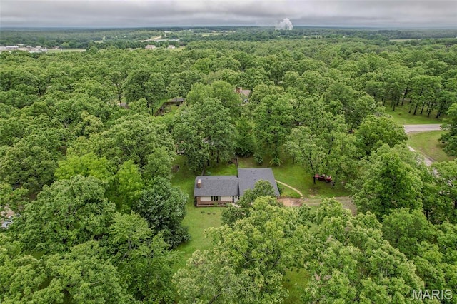 20193 SW Oakwood Dr, Lebanon, MO 65536 - drone / aerial view of a heavily wooded area