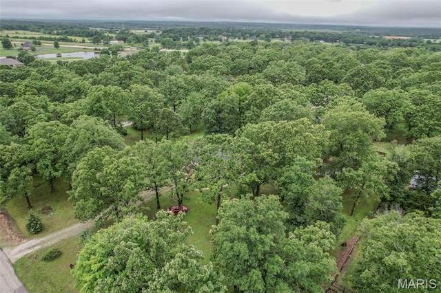 20193 SW Oakwood Dr, Lebanon, MO 65536 - aerial view of property and surrounding area featuring a forest