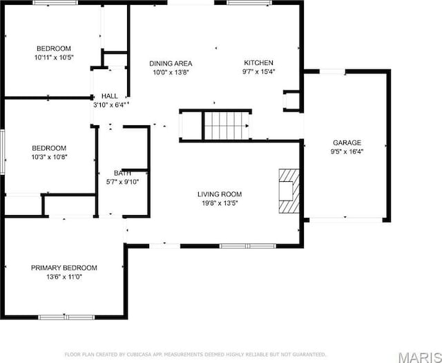208 Mill Run Ln, Saint Peters, MO 63376 - view of property floor plan