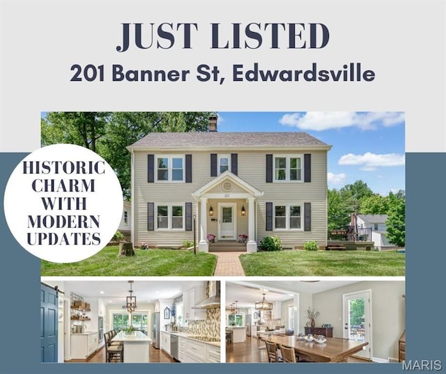 201 Banner St, Edwardsville, IL 62025 - view of marketing collateral with multiple images
