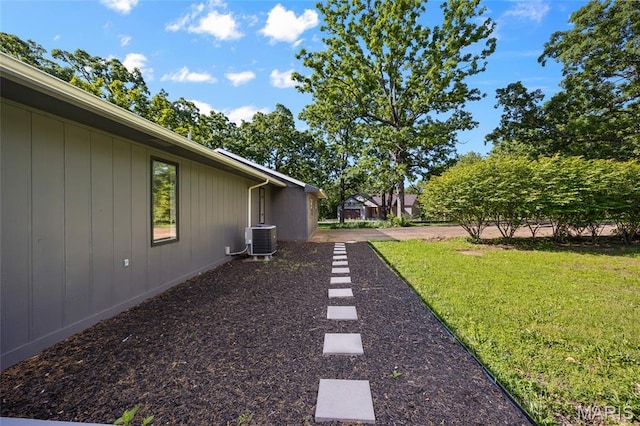 509 Saint Francois Rd, Bonne Terre, MO 63628 - view of green lawn with central AC unit