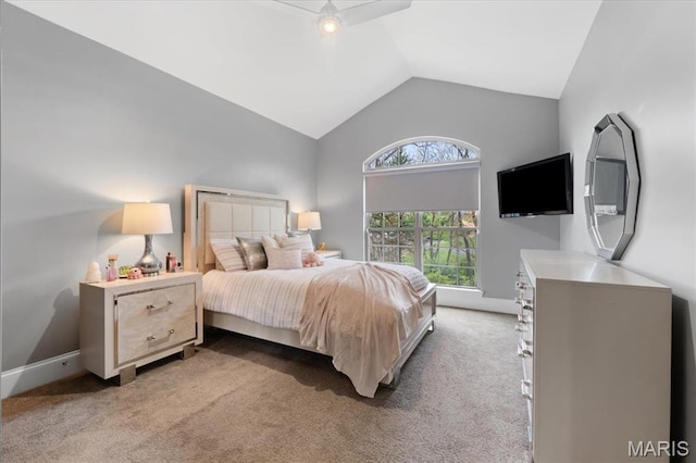 5 Watch Hill Rd, Ladue, MO 63124 - carpeted bedroom with lofted ceiling and baseboards