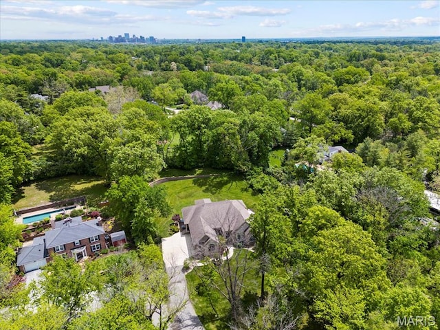 5 Watch Hill Rd, Ladue, MO 63124 - aerial view of a forest