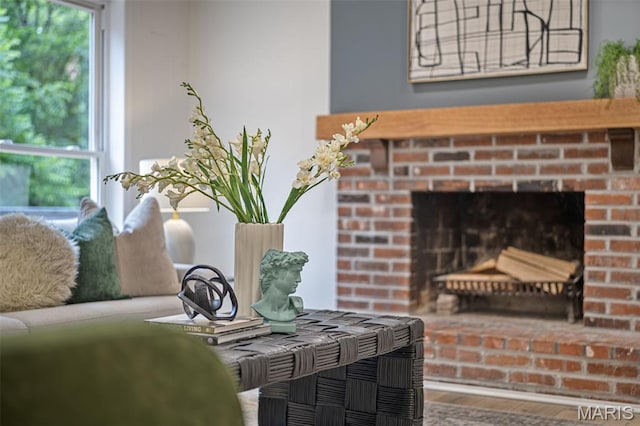 173 Portico Dr, Chesterfield, MO 63017 - detailed view of a fireplace