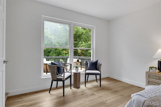 173 Portico Dr, Chesterfield, MO 63017 - bedroom with light wood-style floors and baseboards