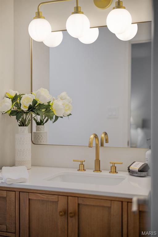 173 Portico Dr, Chesterfield, MO 63017 - bathroom featuring vanity