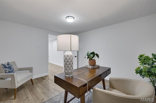 173 Portico Dr, Chesterfield, MO 63017 - office featuring light wood-type flooring and baseboards