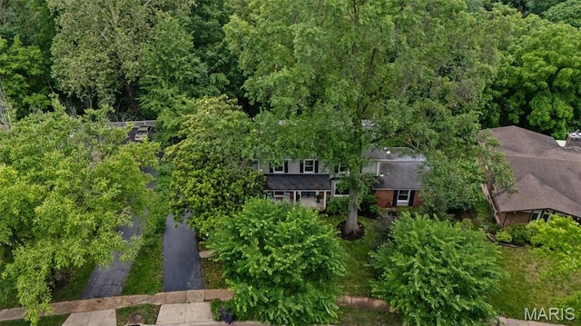 173 Portico Dr, Chesterfield, MO 63017 - aerial view