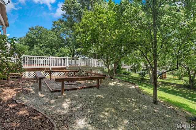 116 Shirewood Dr, Saint Charles, MO 63303 - view of home's community with a deck and a yard