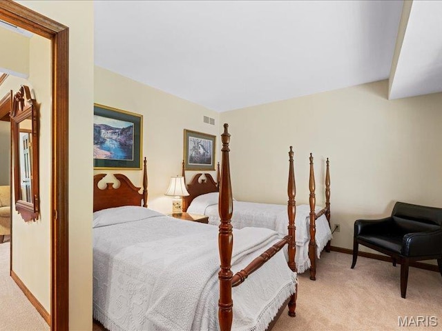 2254 Ridgley Woods Dr, Chesterfield, MO 63005 - bedroom with light colored carpet and baseboards