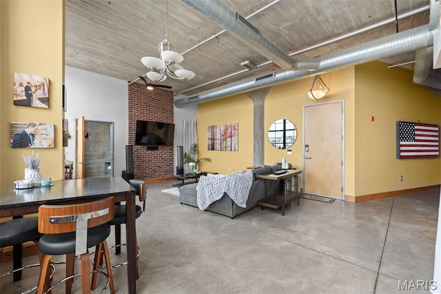 2323 Locust St Unit 308, Saint Louis, MO 63103 - living area featuring concrete floors