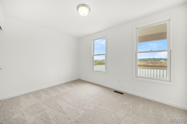 3063 Pirogue St, Saint Charles, MO 63301 - carpeted spare room with healthy amount of natural light, baseboards, and a water view