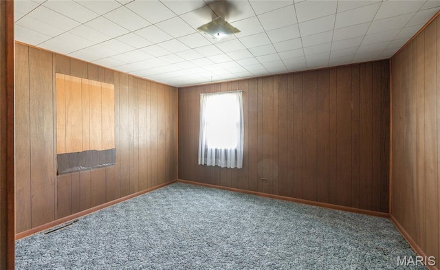18795 S US Highway 63, Rolla, MO 65401 - empty room featuring carpet flooring and wooden walls