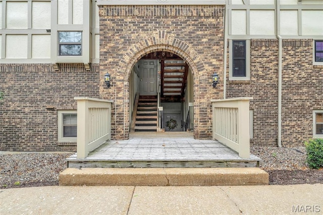 2303 Yosemite Park Ct Unit E, Maryland Heights, MO 63043 - doorway to property featuring brick siding