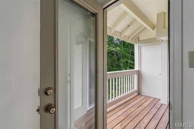 2303 Yosemite Park Ct Unit E, Maryland Heights, MO 63043 - view of deck