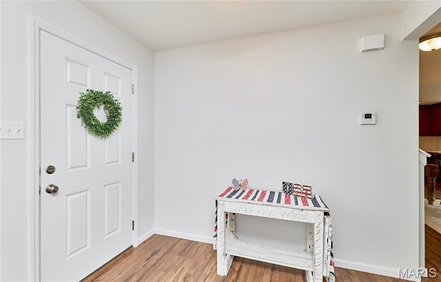 2907 Preston Woods Trl, Lake St Louis, MO 63367 - foyer featuring wood finished floors