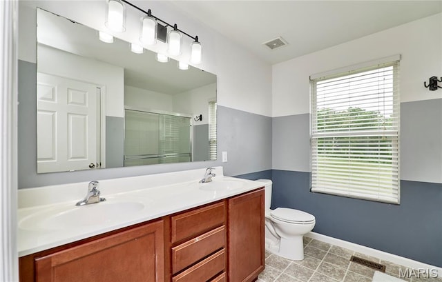 2907 Preston Woods Trl, Lake St Louis, MO 63367 - full bath with double vanity and a stall shower