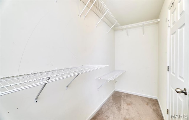 2907 Preston Woods Trl, Lake St Louis, MO 63367 - walk in closet featuring light colored carpet