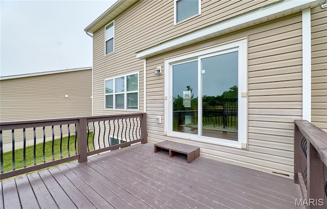 2907 Preston Woods Trl, Lake St Louis, MO 63367 - view of wooden deck