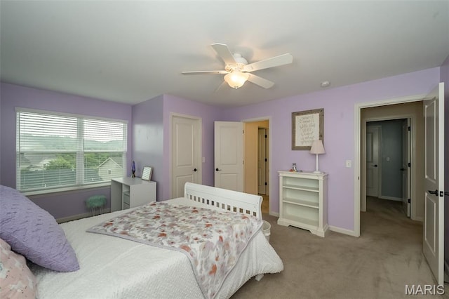 151 Wilmer Valley Dr, Wentzville, MO 63385 - carpeted bedroom with baseboards and ceiling fan