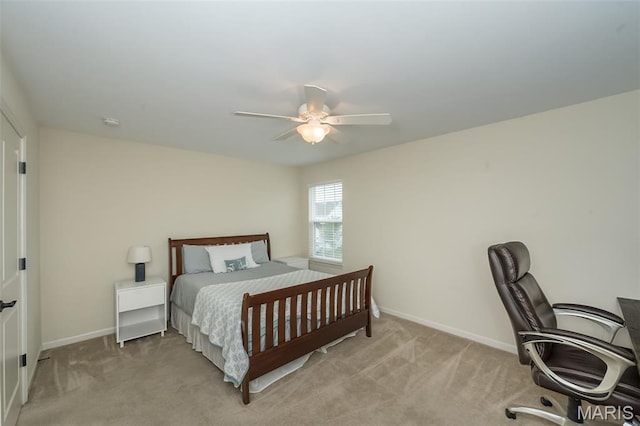 151 Wilmer Valley Dr, Wentzville, MO 63385 - carpeted bedroom with baseboards, a desk, and a ceiling fan