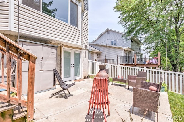 10 Forest Pine Ct, Ofallon, MO 63368 - view of patio with french doors