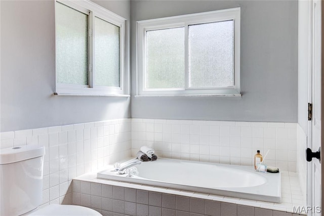 10 Forest Pine Ct, Ofallon, MO 63368 - full bathroom with healthy amount of natural light and a bath