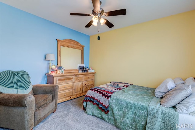 10 Forest Pine Ct, Ofallon, MO 63368 - carpeted bedroom featuring a ceiling fan