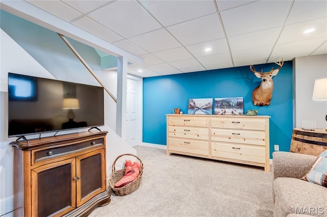 10 Forest Pine Ct, Ofallon, MO 63368 - carpeted bedroom with recessed lighting and a drop ceiling