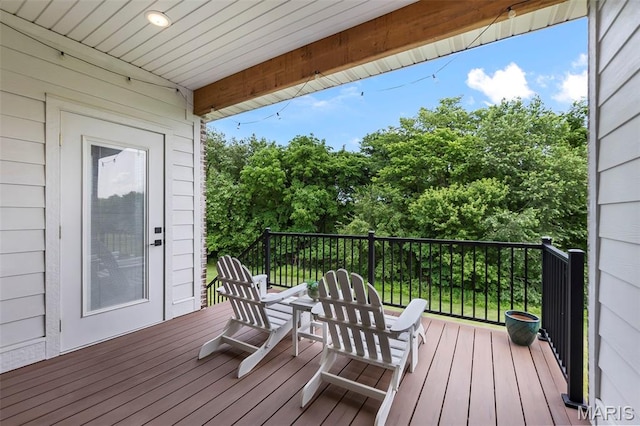 2291 Cambridge, Jackson, MO 63755 - view of wooden terrace