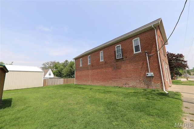 607 Main St, Keyesport, IL 62253 - view of property exterior featuring brick siding