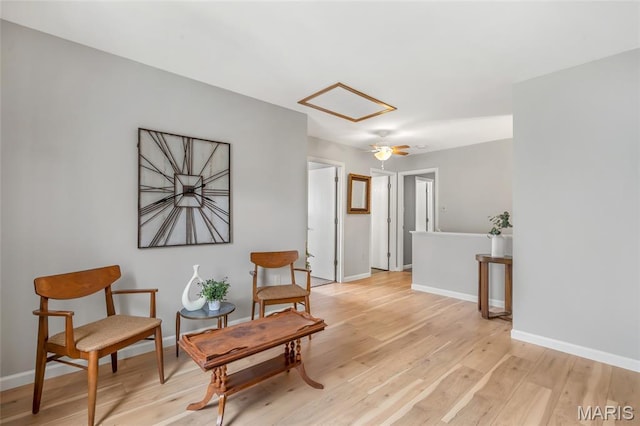 220 Preserve Park Pl, Wentzville, MO 63385 - sitting room with light wood-style floors and baseboards
